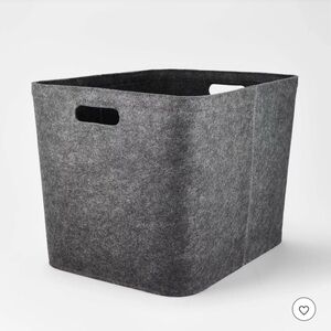 Target Gray Felt Storage Bin